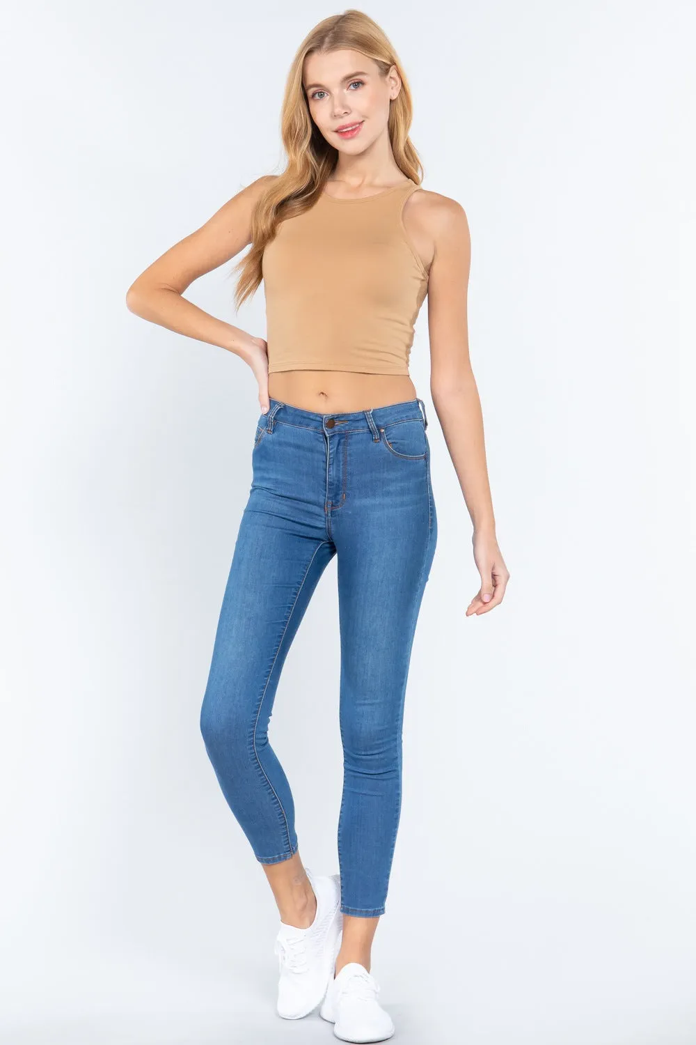 Halter Neck Crop Top