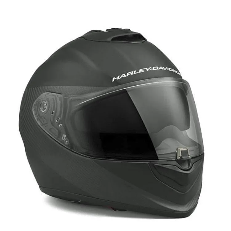 Harley-Davidson® Brawler Sun Shield X09 Matte Black Full Face Helmet