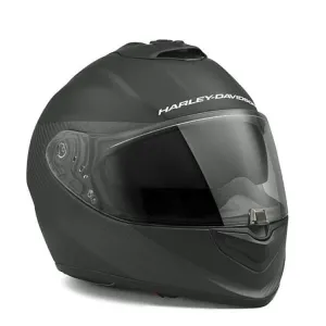 Harley-Davidson® Brawler Sun Shield X09 Matte Black Full Face Helmet