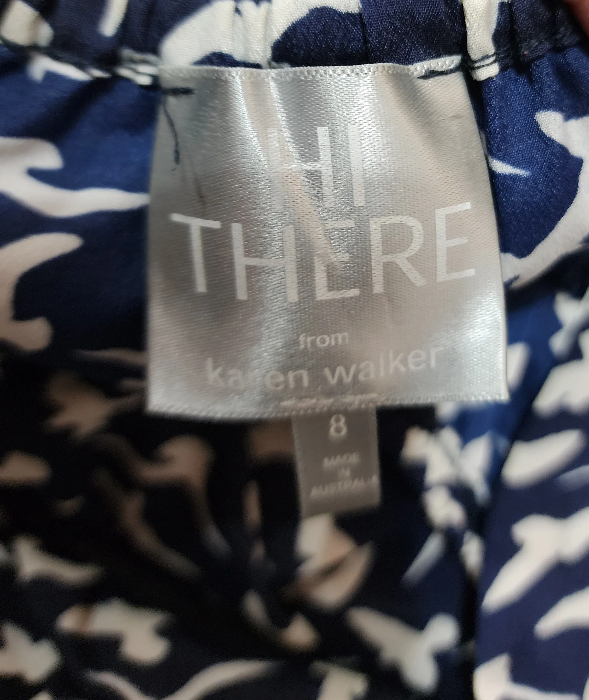 Hi There by Karen Walker navy dress size 8