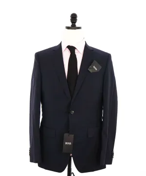 HUGO BOSS - "SLIM" Notch Lapel Navy Blue Suit - 38R