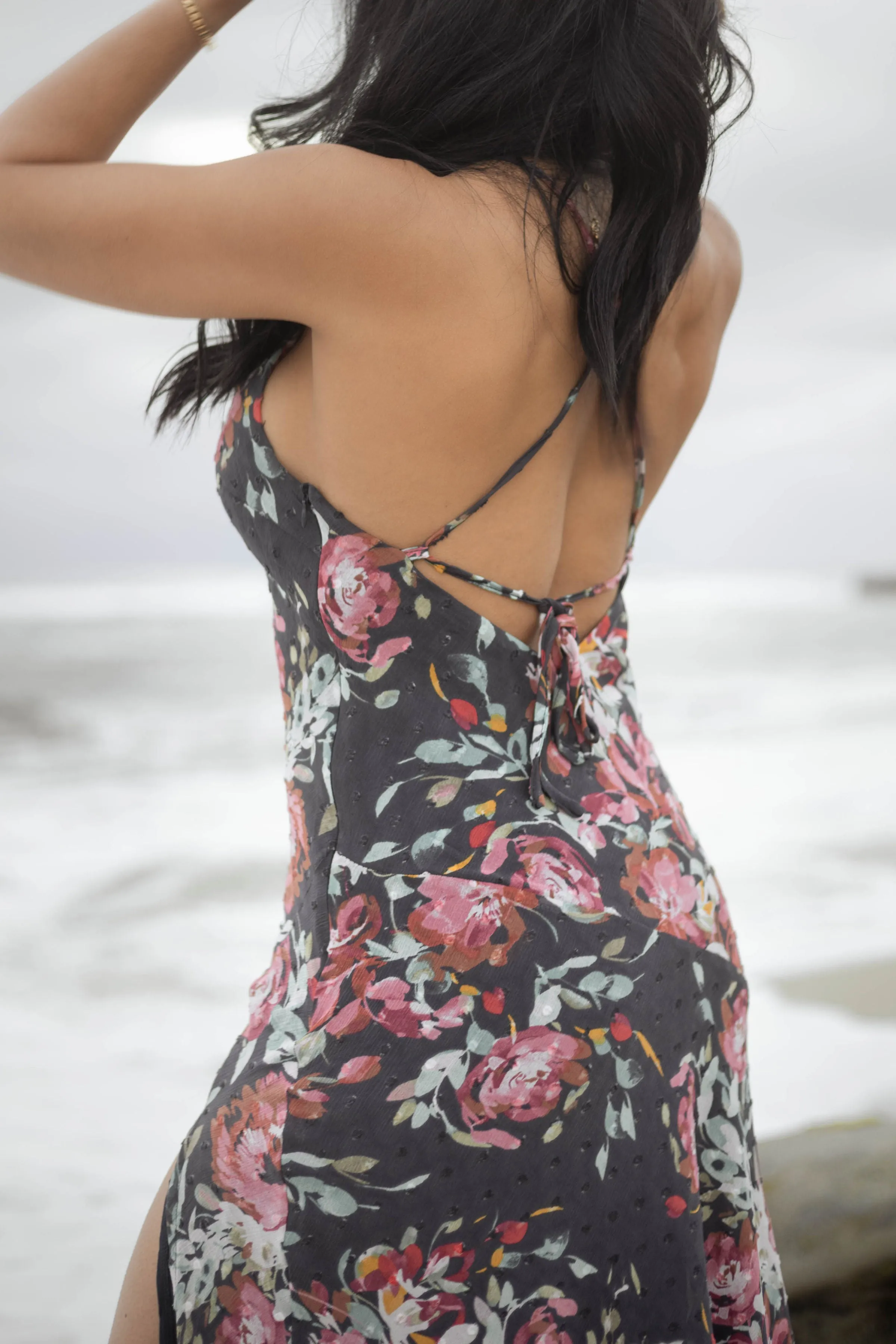 I Still Believe Floral Midi Dress