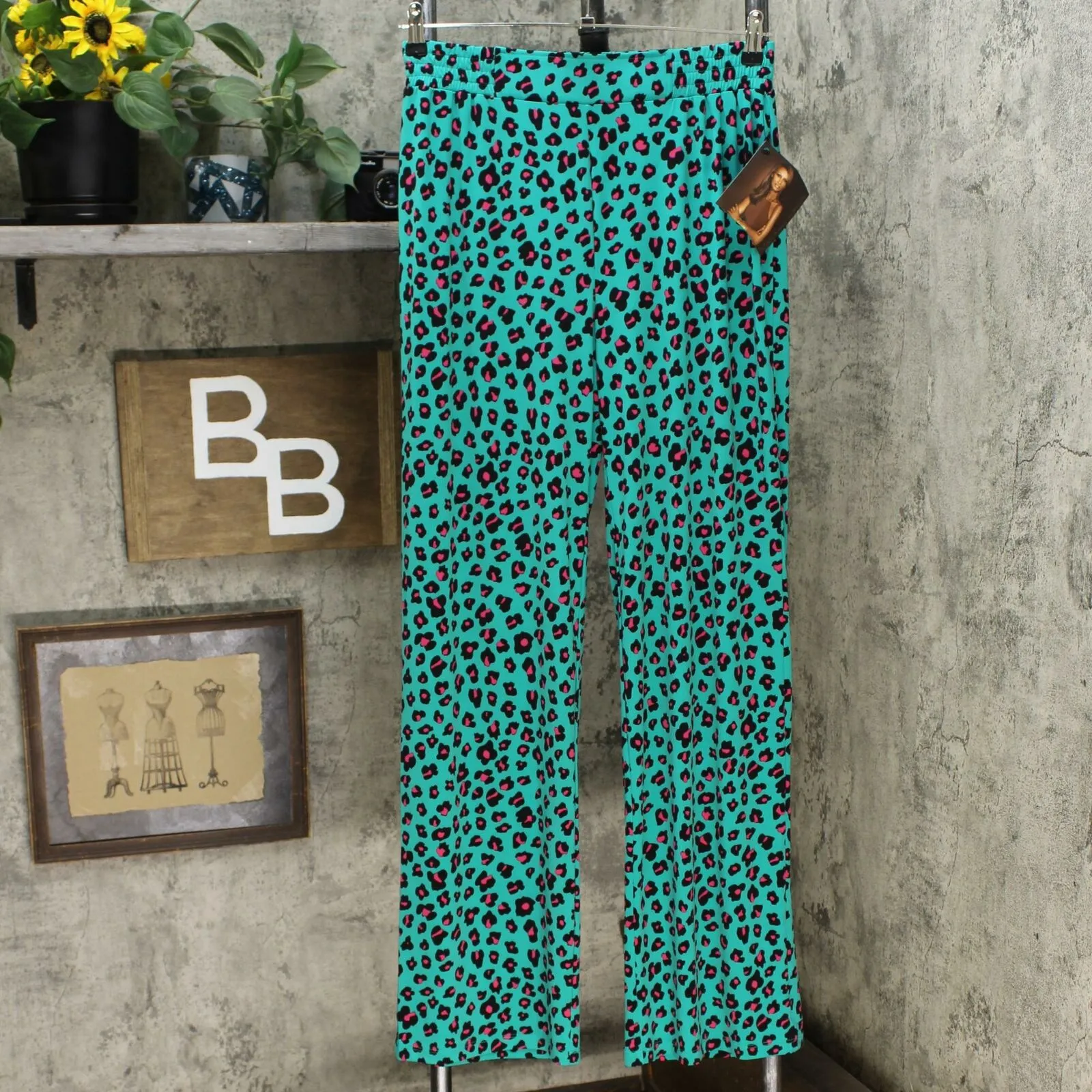IMAN Women's Tall  2 Pairs Global Chic Luxury Resort Palazzo Pants