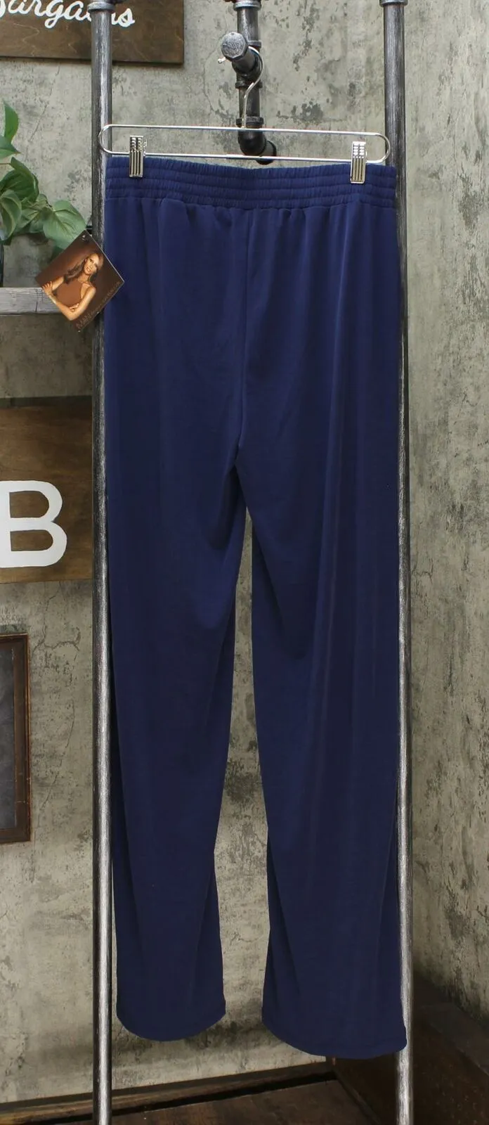 IMAN Women's Tall  2 Pairs Global Chic Luxury Resort Palazzo Pants