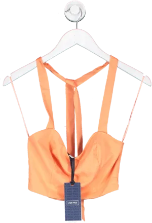 Jack wills Orange Halter Top UK XS