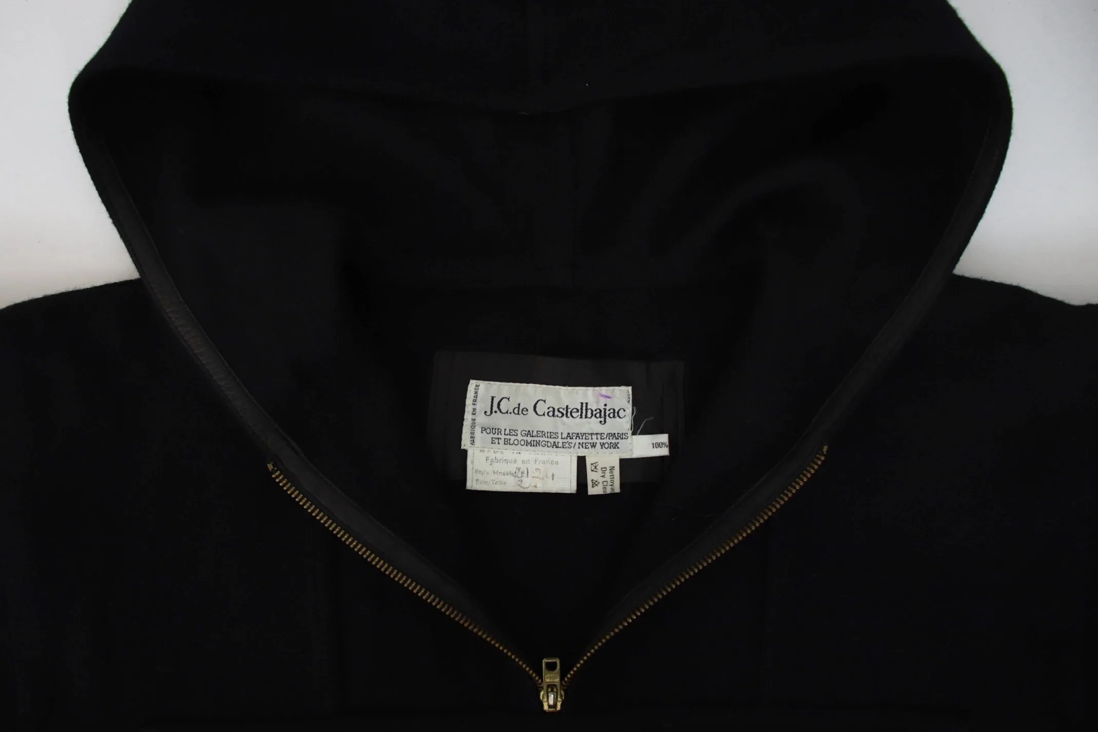 JC de Castelbajac Wool Hooded Dress
