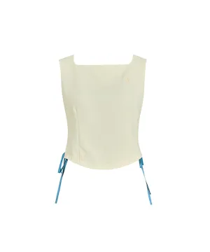 J.Jane Side Slit Vest - Yellow
