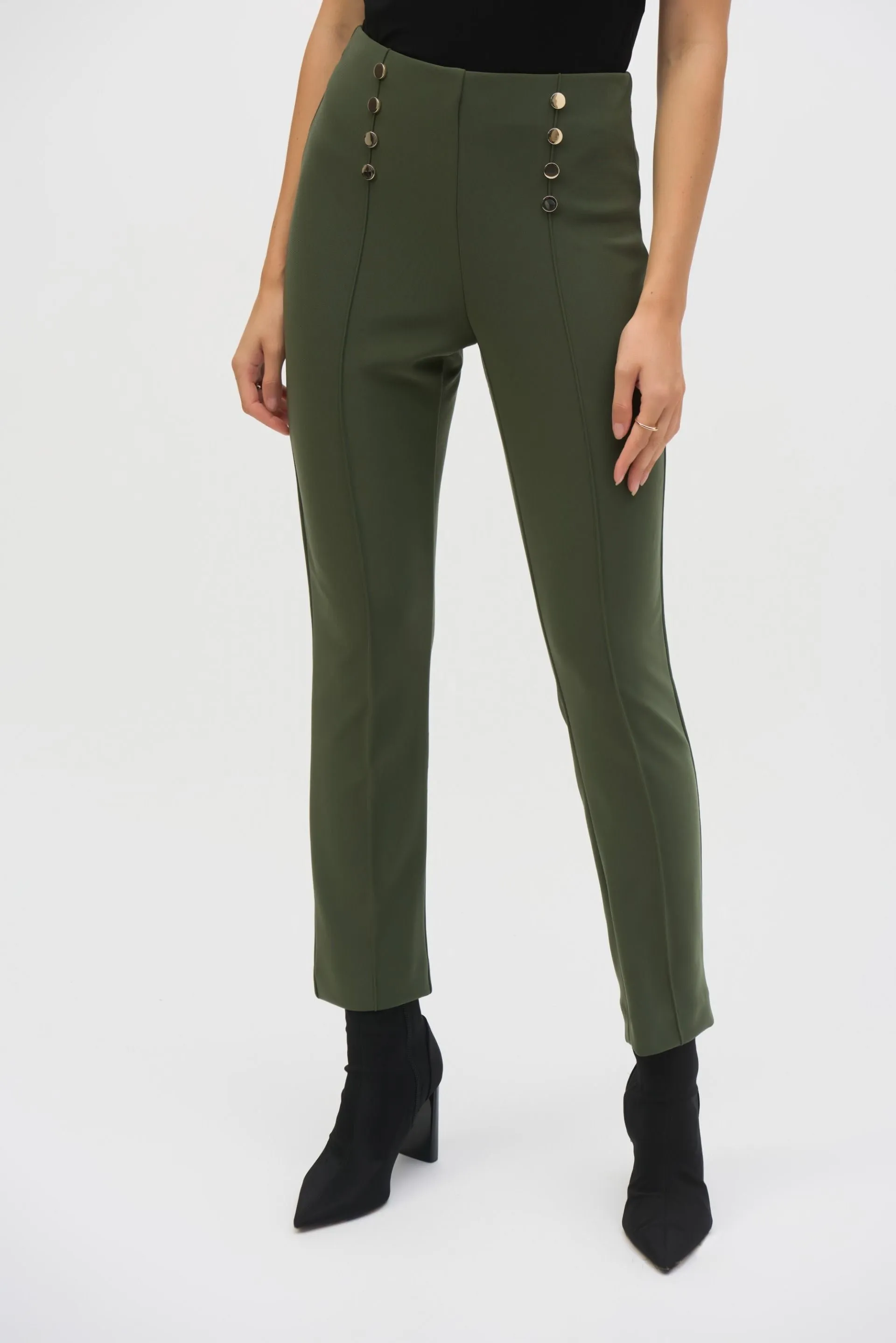 Joseph Ribkoff High Waist Pull On Slim Sailor Pants 244006