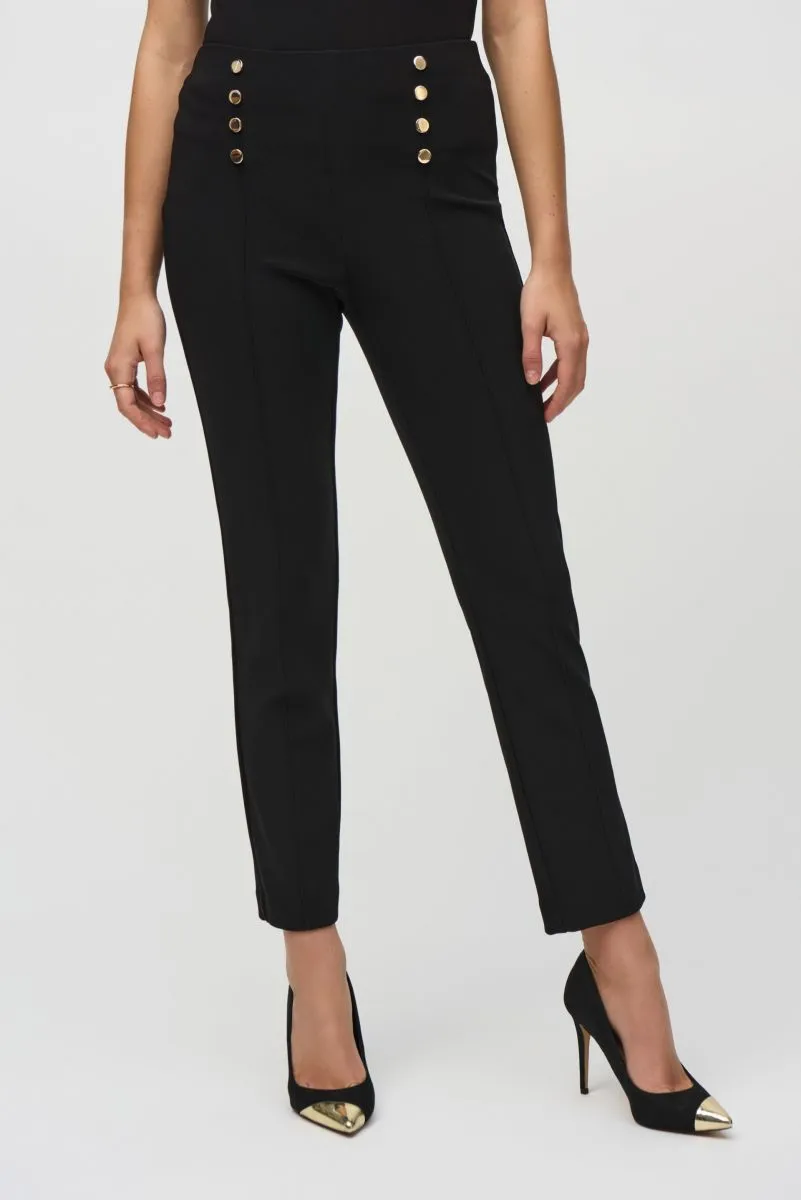 Joseph Ribkoff High Waist Pull On Slim Sailor Pants 244006