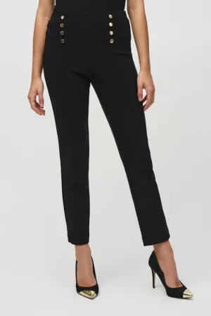 Joseph Ribkoff High Waist Pull On Slim Sailor Pants 244006