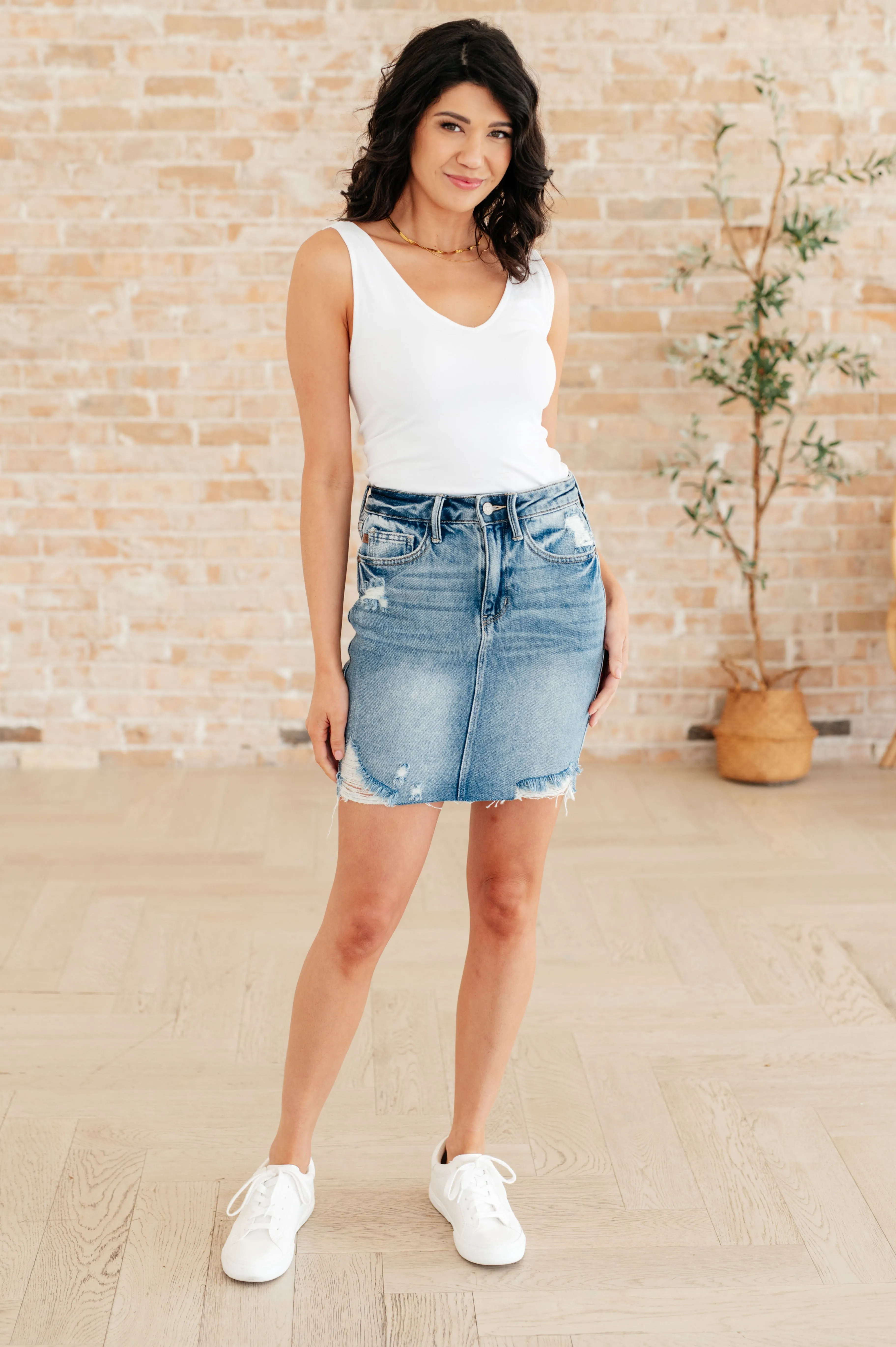 Judy Blue Magic Denim Skirt