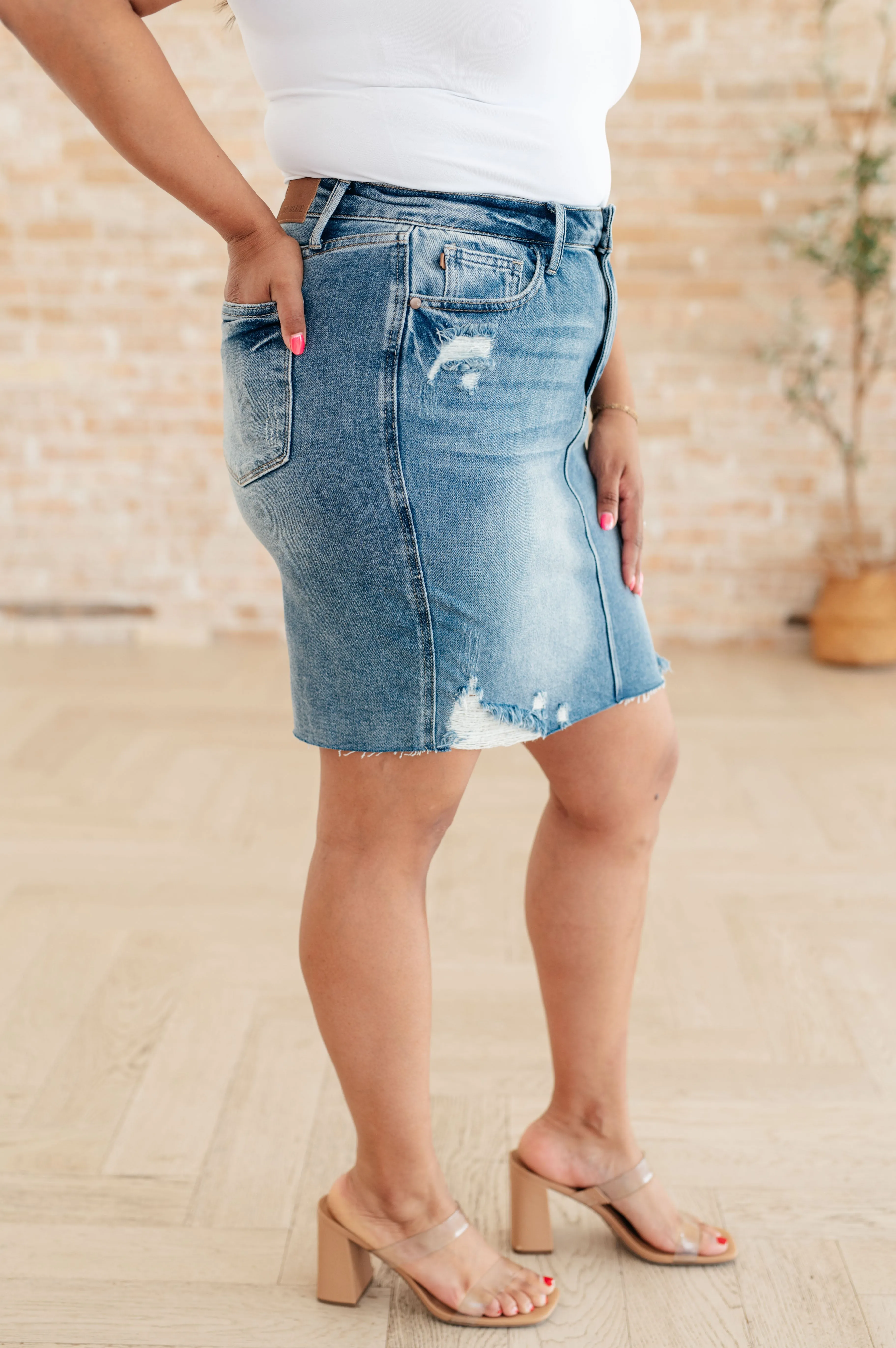 Judy Blue Magic Denim Skirt