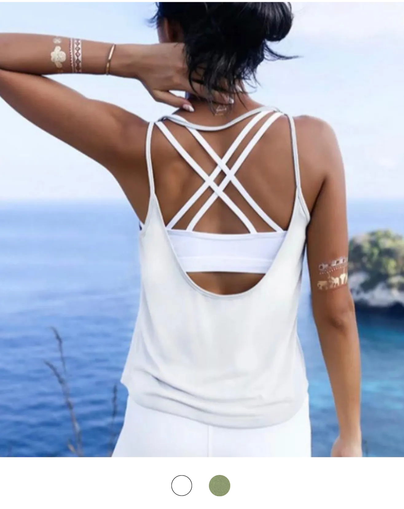 Kaiya Halter Back Top