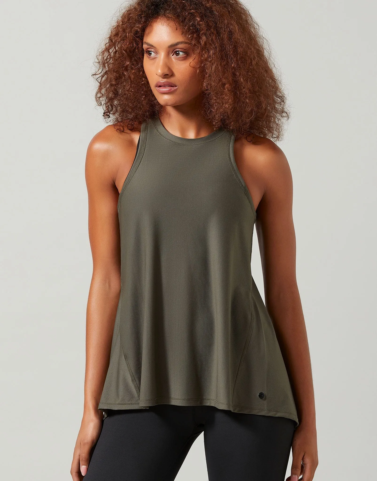 KENDALL Mesh Tank - Olive