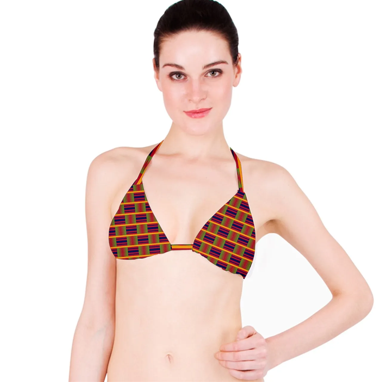 Kente Bikini Top