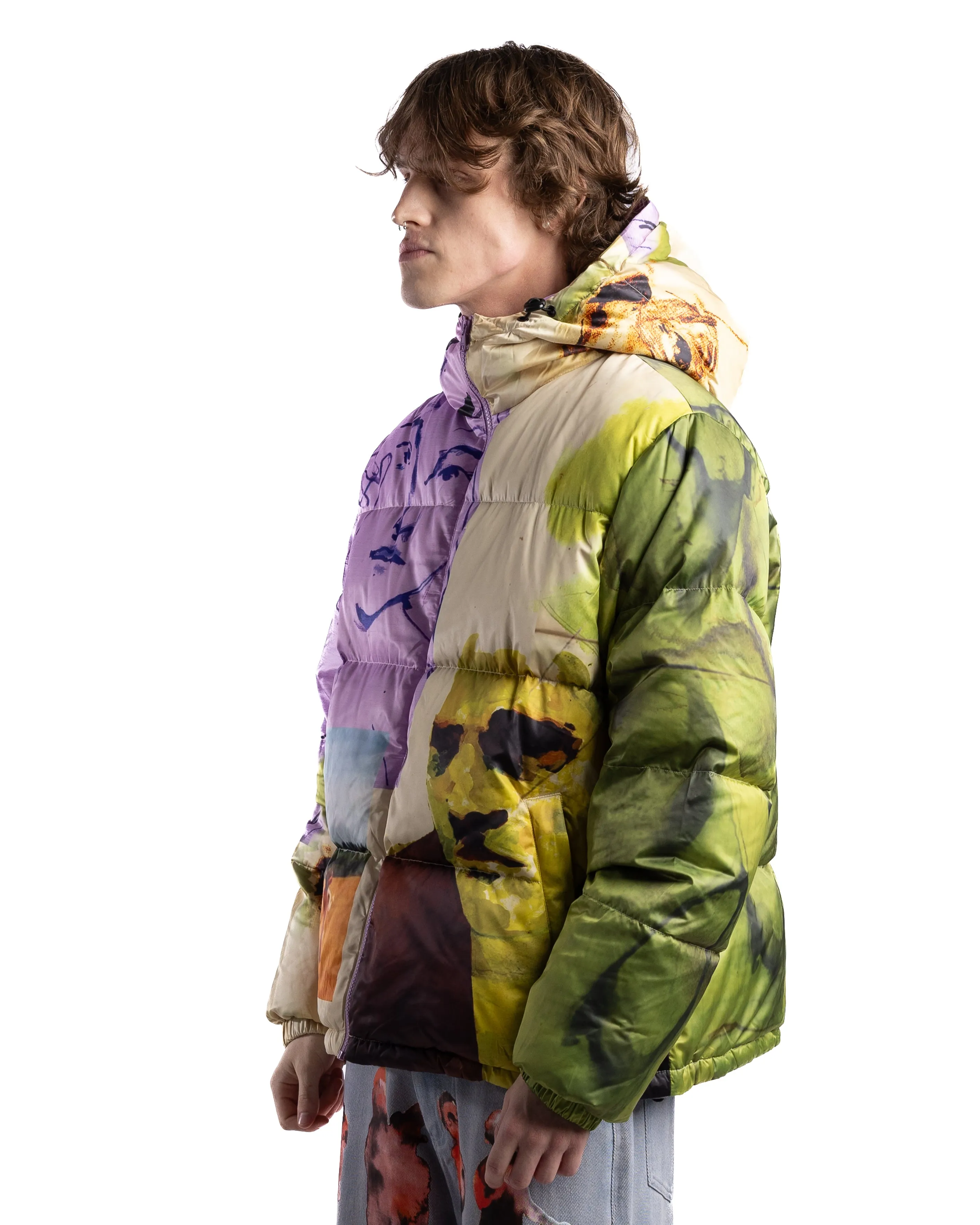 KidSuper Printed Shiny Puffer Multi