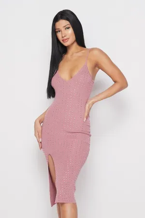 Knit Midi Dress HOEA22009