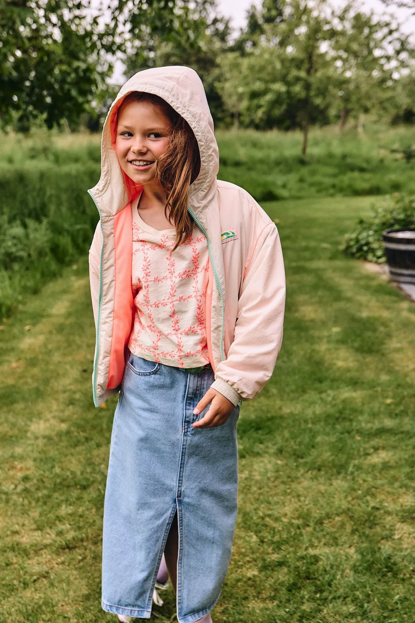 Leslie light denim skirt by AO76
