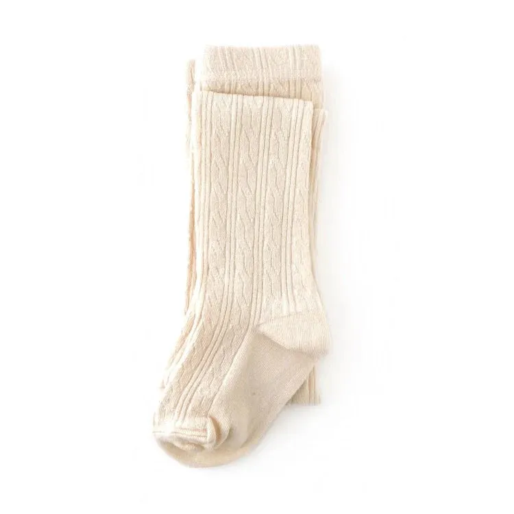 Little Stocking Co Cable Knit Tights