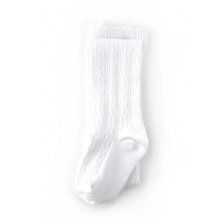 Little Stocking Co Cable Knit Tights