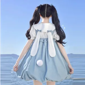 Lolita Bunny Shirt   Strap Dress yc50146