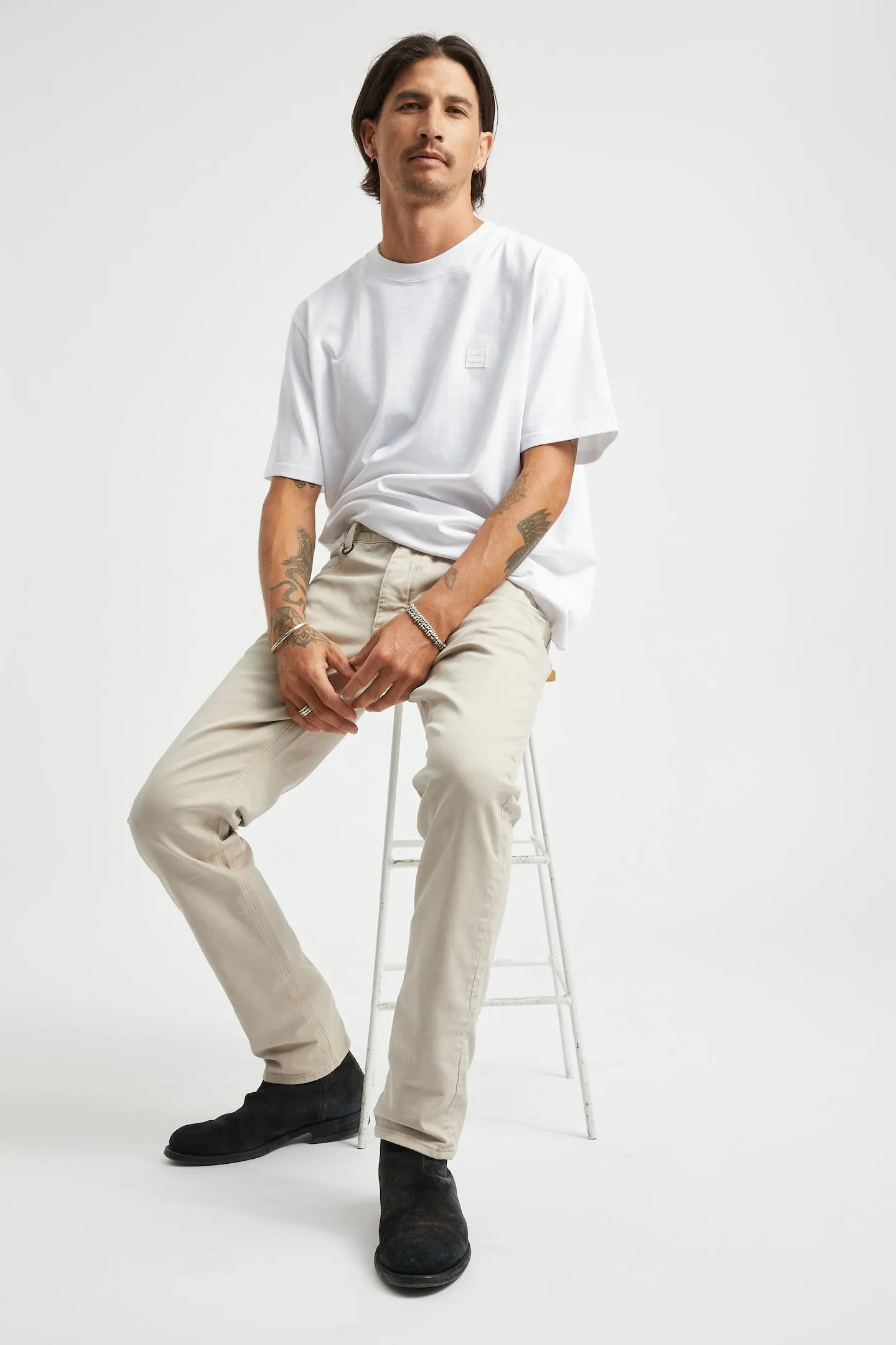 Lou Slim Twill Tan