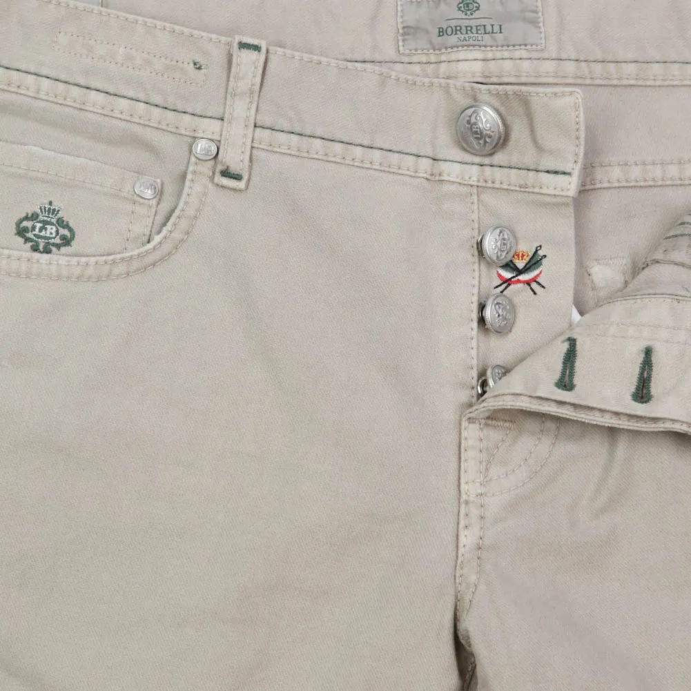 Luigi Borrelli Beige Pants - 38 US / 54 EU