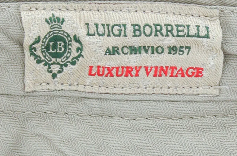 Luigi Borrelli Beige Pants – Size: 36 US / 52 EU
