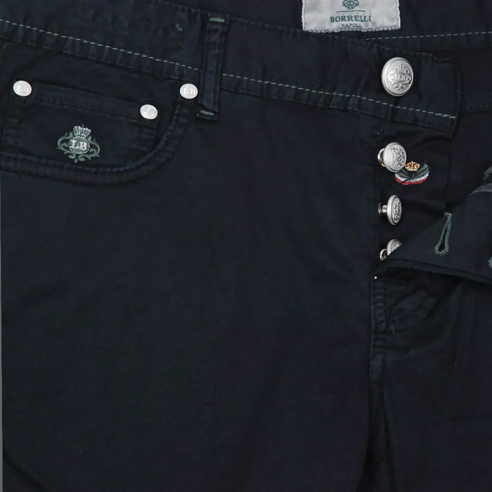 Luigi Borrelli Midnight Navy Blue Pants - 34 US / 50 EU