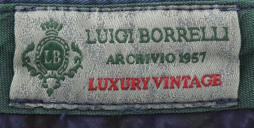 Luigi Borrelli Navy Blue Pants - 32 US / 48 EU