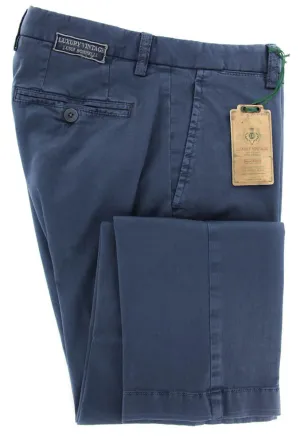 Luigi Borrelli Navy Blue Pants - 32 US / 48 EU