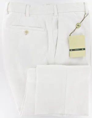 Luigi Borrelli White Pants – Size: 44 US / 60 EU