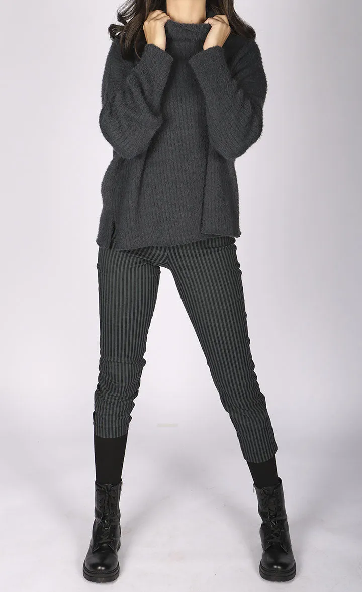 Luukaa Striped Lycra Pant