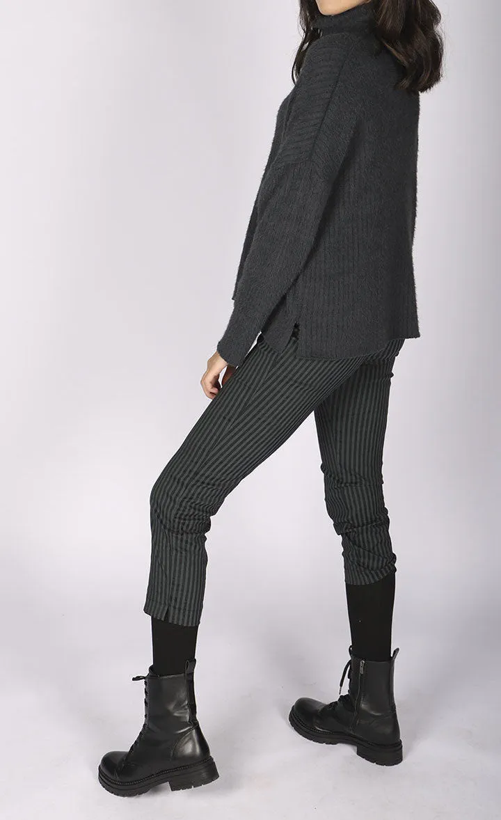 Luukaa Striped Lycra Pant