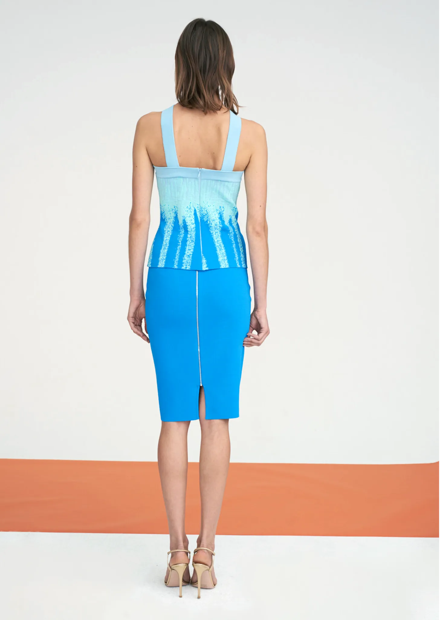 Maddy - Ombré Top with Cross Strap Front