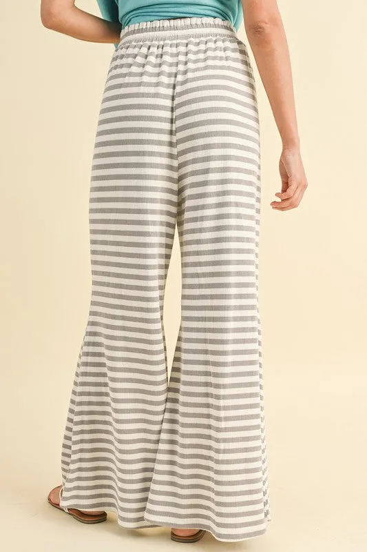 MALLORY STRIPED PALAZZO PANTS