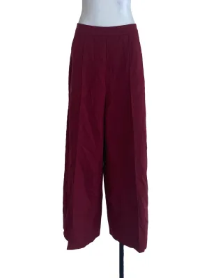 Maroon Plain Palazzo