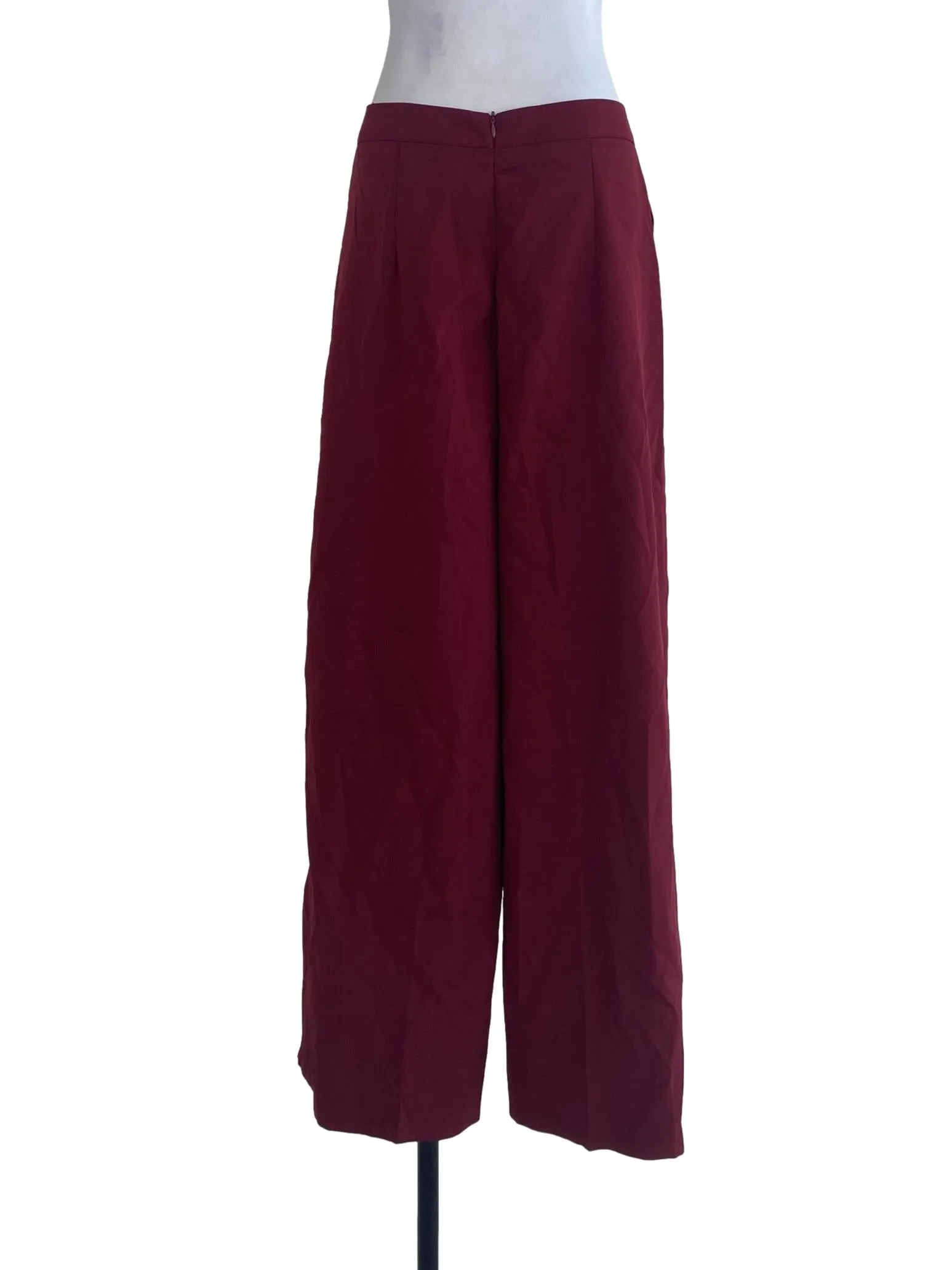 Maroon Plain Palazzo