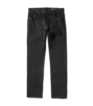 Men's Roark Hwy 133 5-Pocket Slim Straight Fit Twill Jeans - Black