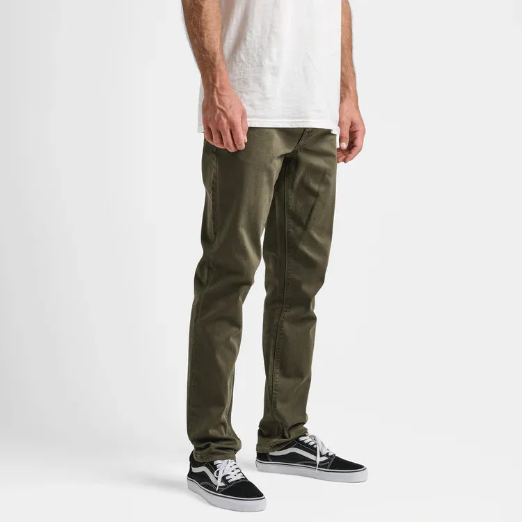 Men's Roark HWY 133 5-Pocket Slim Straight Fit Twill Jeans - Military