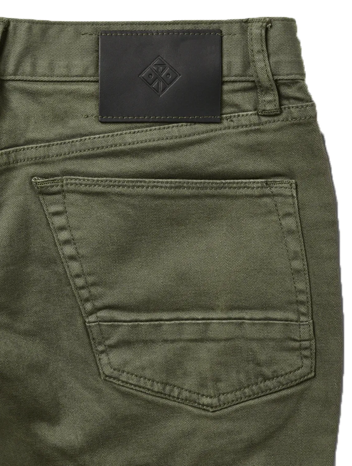 Men's Roark HWY 133 5-Pocket Slim Straight Fit Twill Jeans - Military