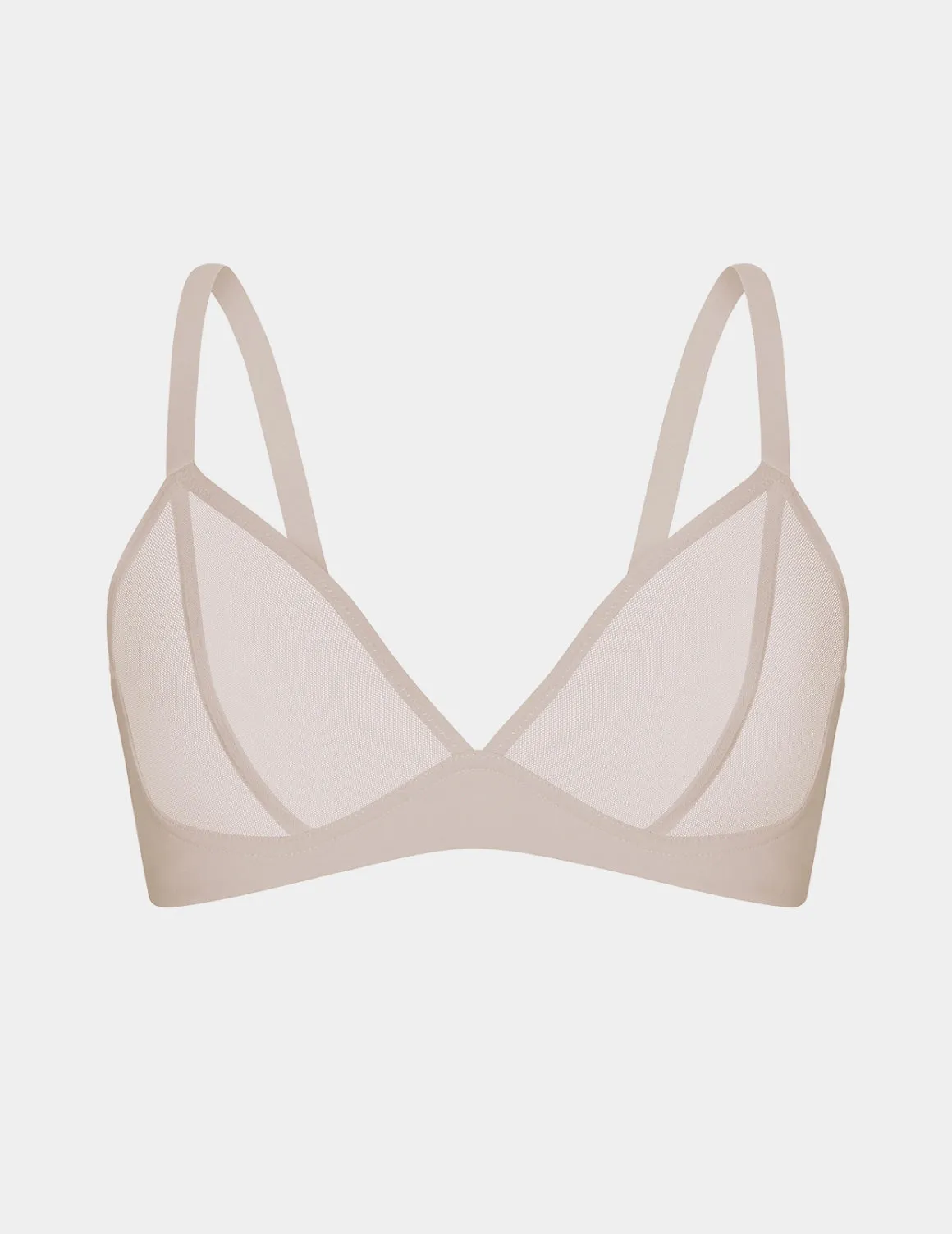 Mesh Deep V Bra