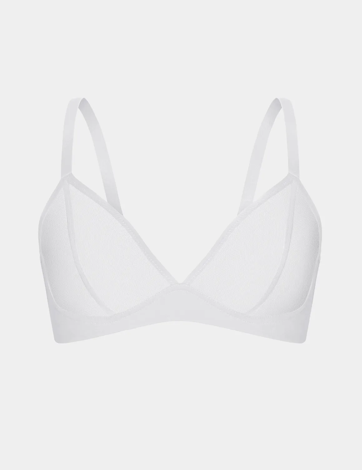 Mesh Deep V Bra