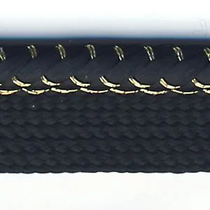 Metallic Piping #3 Gold & Black