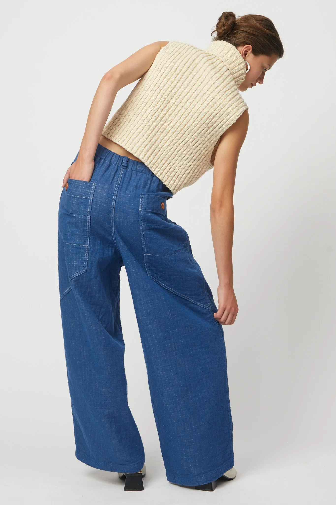 Mikia Pant In Denim