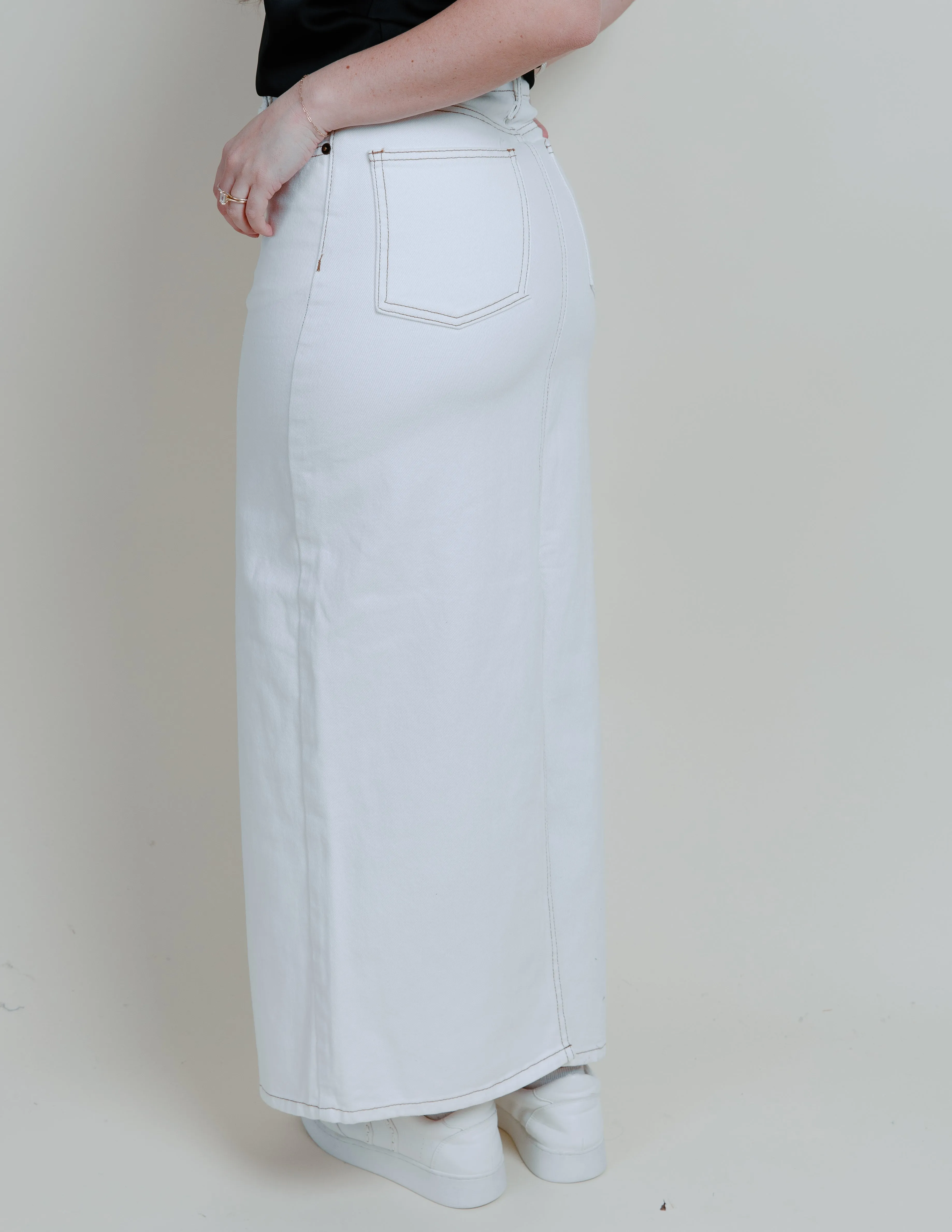 Miley Denim Midi Skirt