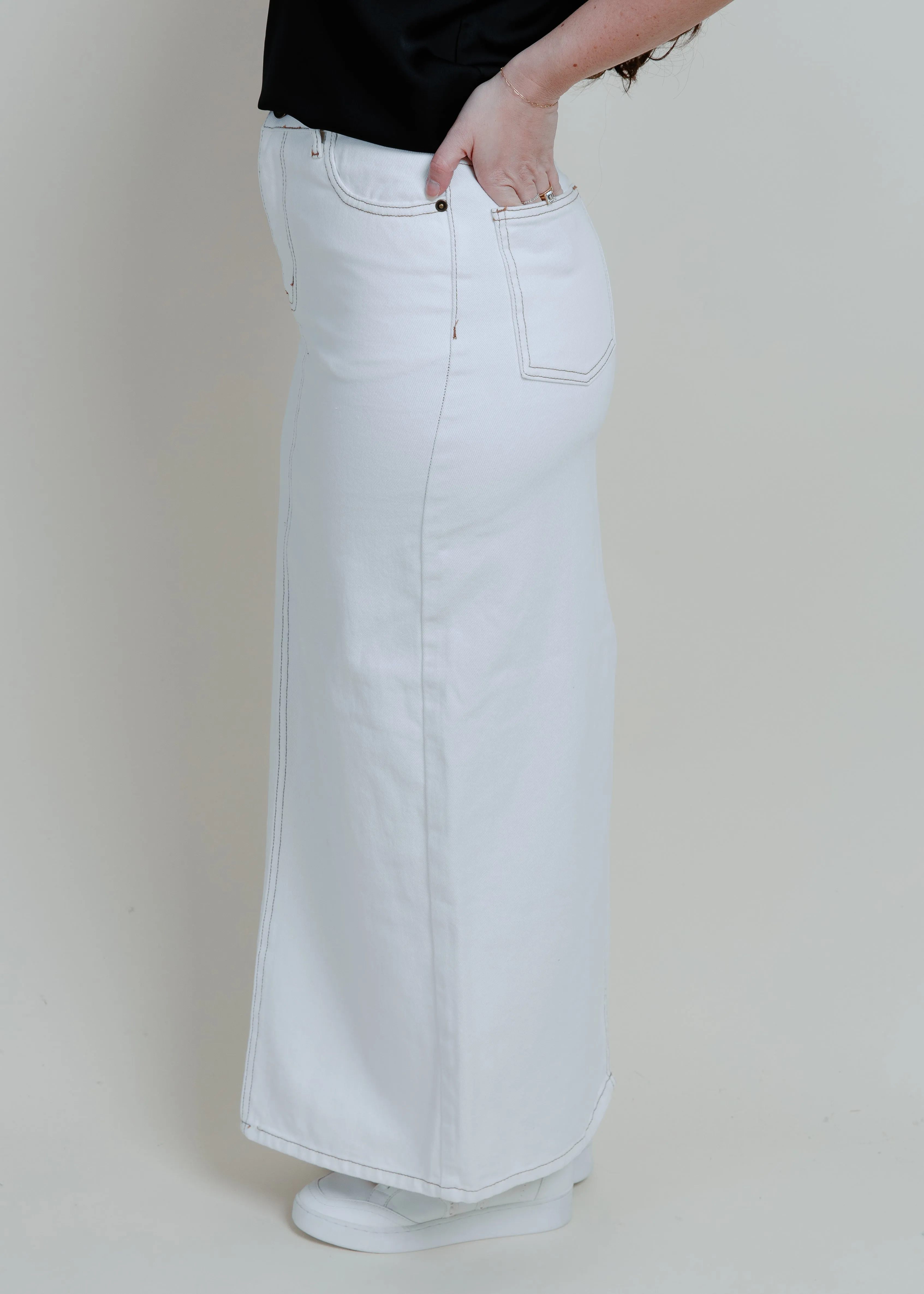 Miley Denim Midi Skirt