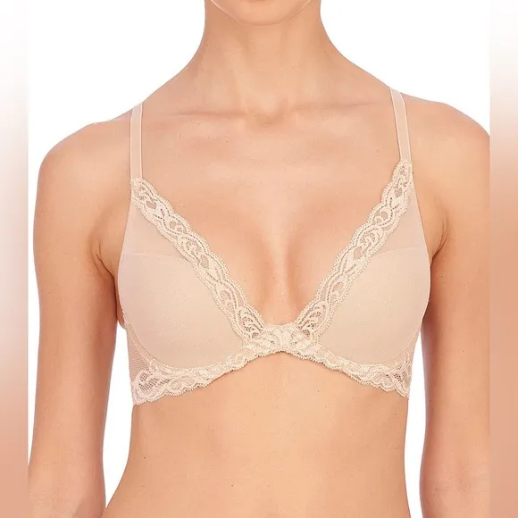 Natori Feathers Plunge T-shirt Bra