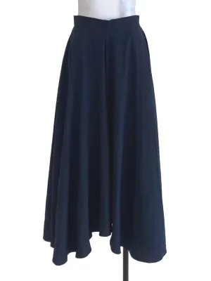 Navy Blue Plain Palazzo