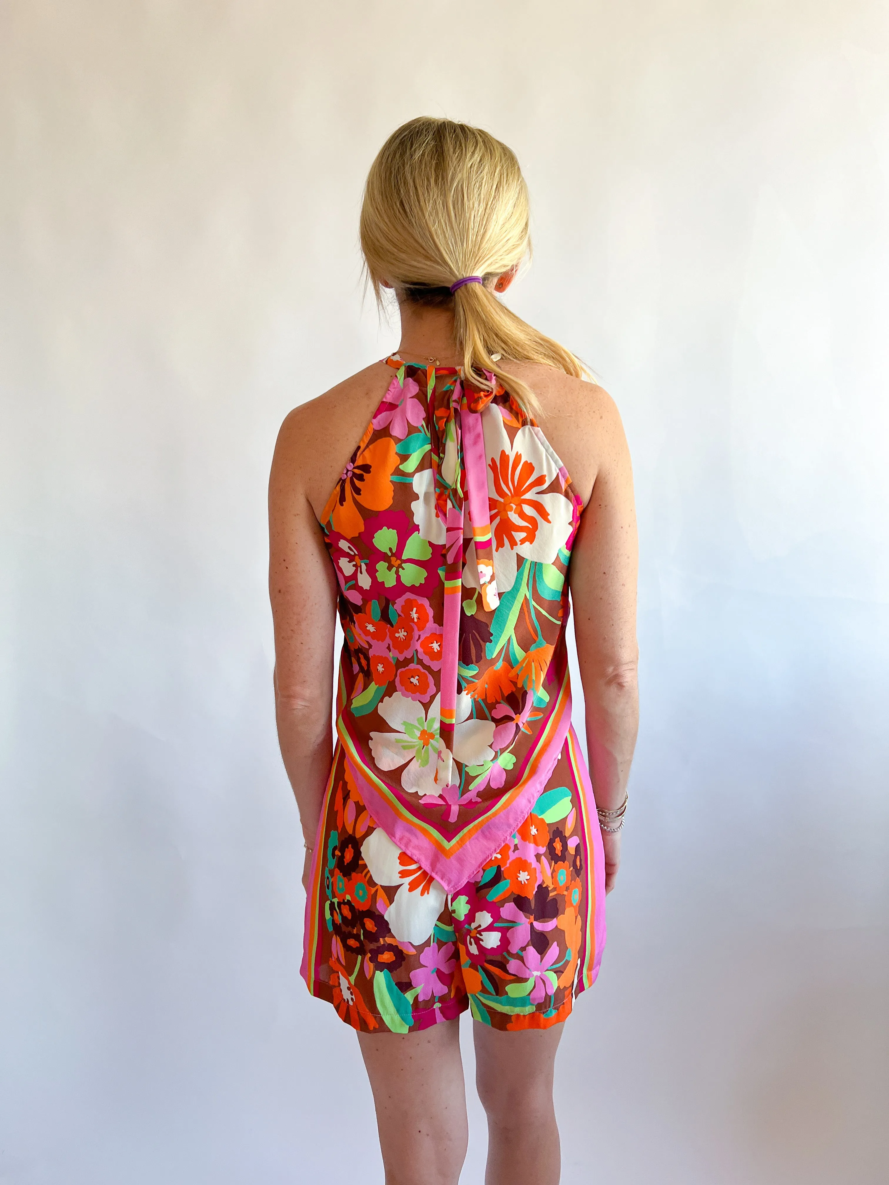 Nyra Hibiscus Flower Top